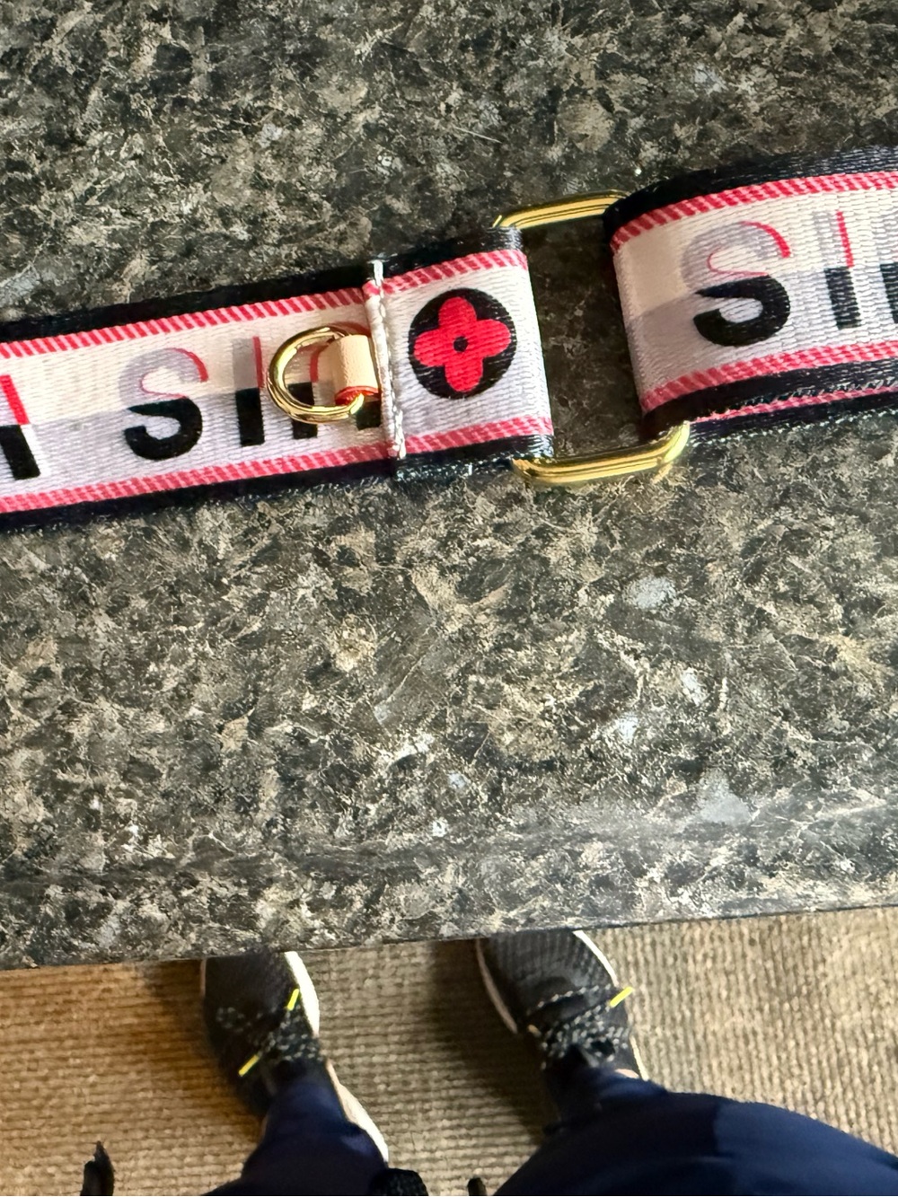 Designer-Inspired Fashion Adjustable Bag Strap, Plaid Print - Picture 4 of 6